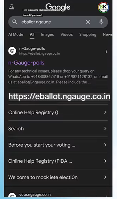 How to Generate Your Unique Voting Link | IAGE Election 2026–27 | EPolls